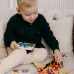 Baby Boy Playing with Puzzle